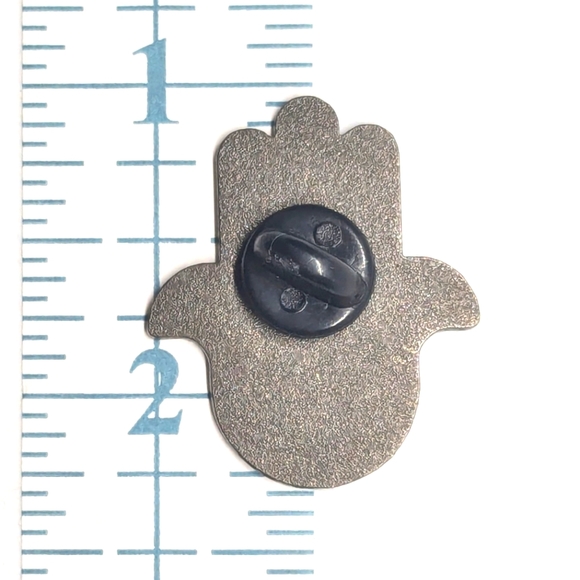 5️⃣ Hamsa Hand with Eye Pin Hand of Fatima - Picture 2 of 3